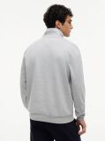 Gri Hanorac Fara Gluga Cu Intechno Tricotaj Si Fermoar Quarter-Zip  Barbati
