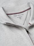 Gri Hanorac Fara Gluga Cu Intechno Tricotaj Si Fermoar Quarter-Zip  Barbati