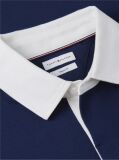 Blue Polo Pique Cu Croiala Clasica  Barbati