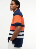 Multi Relaxed Fit Colour-Blocked Polo Shirt  Men
