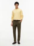 Verde Pantaloni Chino Cu Imprimeu Bleecker Slim  Barbati