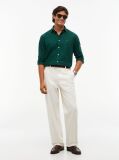 Verde Camasa Button-Down Cu Croiala Regular  Barbati