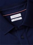 Blue Polo Cu Maneca Lunga Si Croiala Regular  Barbati