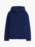 Blue Hanorac Fleece Performance Cu Croiala Lejera Si Fermoar  Barbati