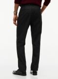 Negru Pantaloni Chinos Denton Cu Croiala Dreapta  Barbati