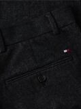 Negru Pantaloni Chinos Denton Cu Croiala Dreapta  Barbati