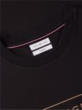 Black Logo Interlock Knit T-Shirt  Men