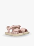 Roz Sandale Cu Velcro  Fete