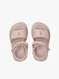 Roz Sandale Cu Velcro  Fete