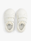 Alb Sneakers Hoop And Loop Cu Glitter La Steag  Fete
