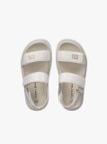 White Hook And Loop Sandals  Girls