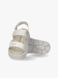White Hook And Loop Sandals  Girls