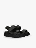 Negru Sandale Cu Logo Si Velcro  Fete