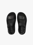 Negru Sandale Cu Logo Si Velcro  Fete
