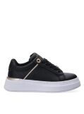 Negru Adidasi Cu Cordon Charm Si Monograma TH  Fete
