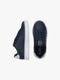 Blue Sneakers Cu Sireturi Si Steag Brodat  Copii unisex