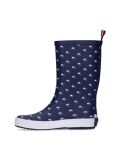 Blue Cizme De Ploaie Cu Flag  Copii unisex