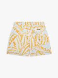 Multi Logo Print Mid Length Swim Shorts  Boys