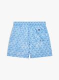 Multi Logo Print Mid Length Swim Shorts  Boys