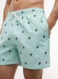 Multi Ithaca Embroidery Mid Length Swim Shorts  Men
