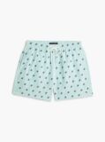 Multi Ithaca Embroidery Mid Length Swim Shorts  Men