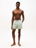 Green Original Logo Mid Length Swim Shorts  Men