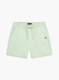 Green Original Logo Mid Length Swim Shorts  Men