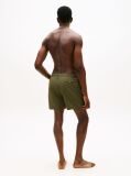 Green Original Logo Mid Length Swim Shorts  Men