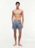 Blue Print Mid Length Swim Shorts  Men