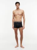 Black 3-Pack Logo Waistband Trunks  Men