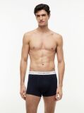 Blue 3-Pack Signature Repeat Logo Waistband Trunks  Men