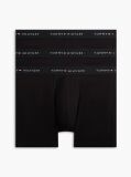 Black 3-Pack Logo Waistband Trunks  Men