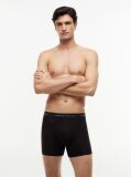 Black 3-Pack Logo Waistband Trunks  Men