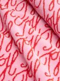 Roz Essential Prosop De Plaja Din Velur Vopsit Cu Logo  Unisex