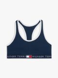 Blue Heritage Logo Ribbed Racerback Bralette  Women