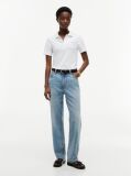 Alb Tricou Polo 1985 Slim  Femei