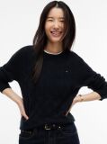 Black Pure Wool Cable Knit Jumper  Women