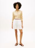 Beige Regular Fit Linen Shirt  Women