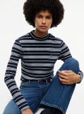 Multi Top Slim Cu Maneci Lungi Si Guler Inalt  Femei