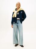Blue Blugi Twist '70s Cu Talie Inalta Si Croiala Wide  Femei