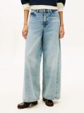 Blue Blugi Twist '70s Cu Talie Inalta Si Croiala Wide  Femei