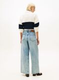 Blue Blugi Twist '70s Cu Talie Inalta Si Croiala Wide  Femei