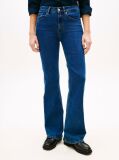 White Mid Rise Flared Leg Jeans  Women