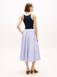 Multi Fusta Midi In Linie A Cu Banda Elastica Cu Logo  Femei