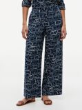 Multi Pantaloni Largi Si Relaxati Din In Pur  Femei