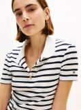 Multi Bluza Polo Slim Cu Nasturi Aurii  Femei