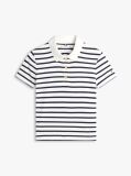 Multi Bluza Polo Slim Cu Nasturi Aurii  Femei