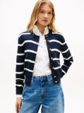 Multi Premium Knit Gold-Tone Button Cardigan  Women