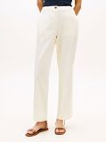 Bej Pantaloni Chino Slim Cu Croiala Dreapta  Femei