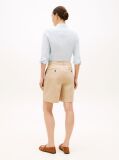 Beige Washed Regular Chino Shorts  Women